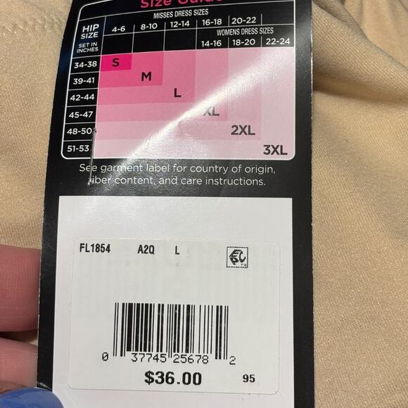 Maidenform NWT Women's High-Waisted Shapewear Underwear Size Large - Picture 8 of 9